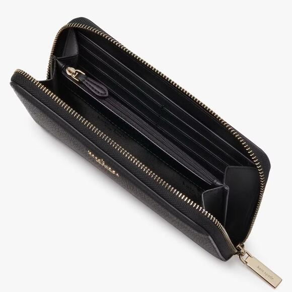 Kate Spade Lena Large Continental Wallet Black - Picture 8 of 8